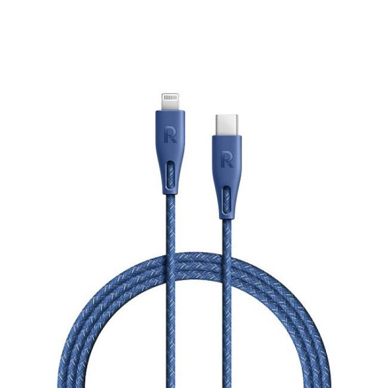 RAVPower Type-C to Lightning Cable 2m, Nylon Blue