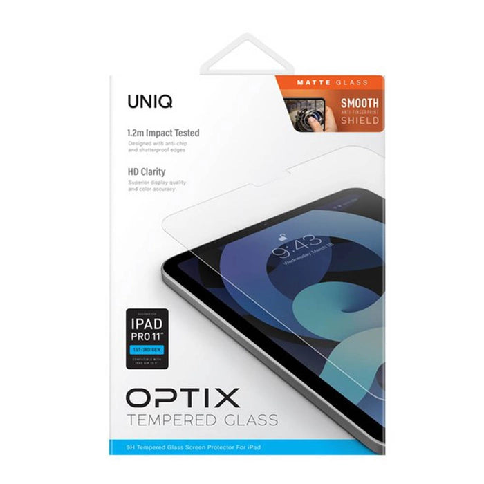 Uniq Optix Clear iPad Pro 11 (1-3rd Gen) Air 10.9 (4th-5th Gen) Screen Protector -Clear