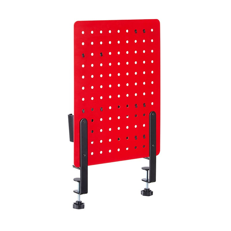 Twisted Minds Gaming Clamp Mount Pegboard - Matte Red