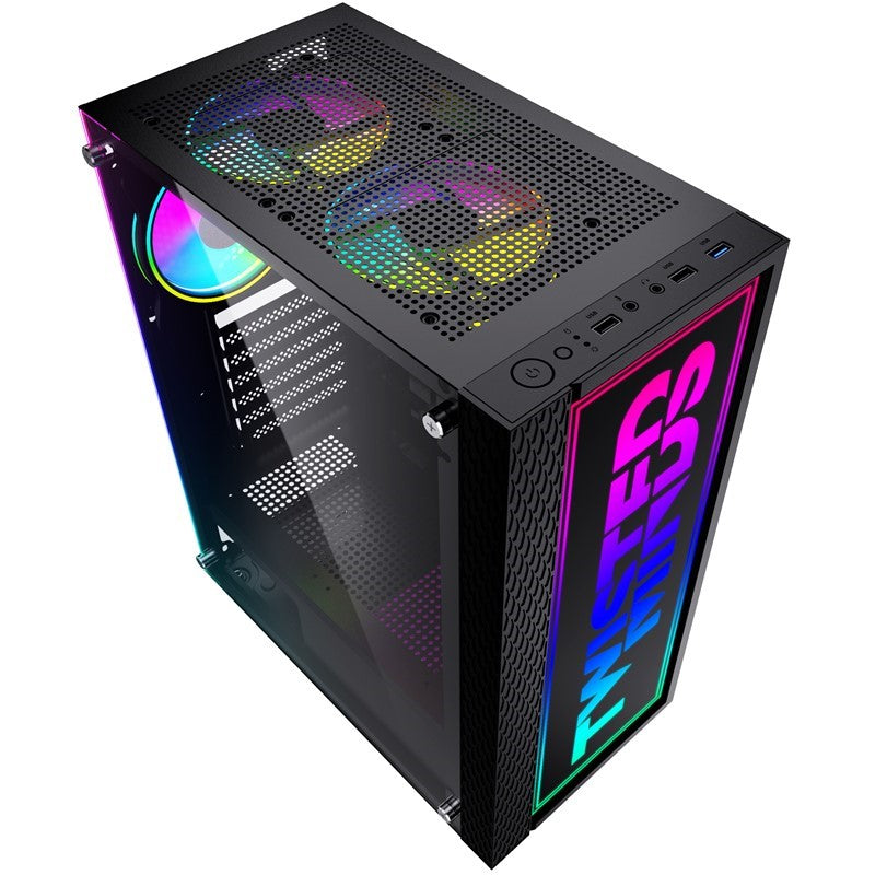 Twisted Minds Trinity-03 RGB Mid Tower Gaming Case - Black