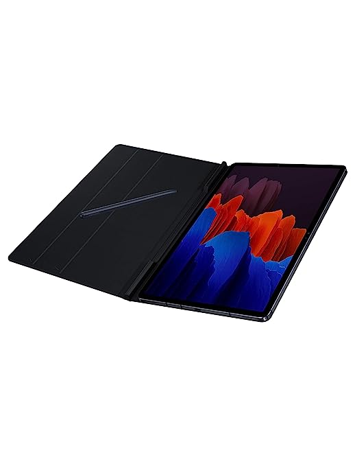 Samsung Galaxy Tab S8+/ Tab S7+ Book Cover - Black