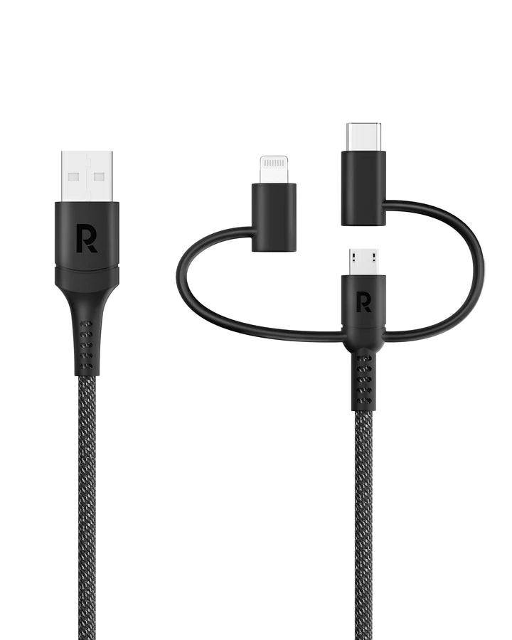RAVPower RP-CB1033 3 in 1 cable Black Global