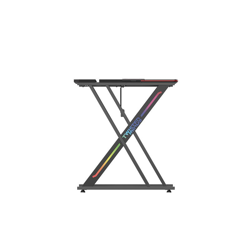 تويستد مايندز مكتب على شكل X RGB الألعاب  - أسود