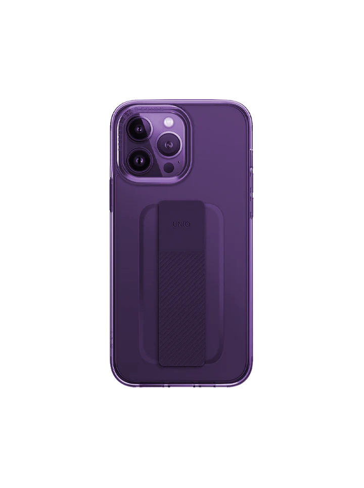 Uniq Hybrid iPhone 14 Pro Max Heldro Mount Series - Fig Purple