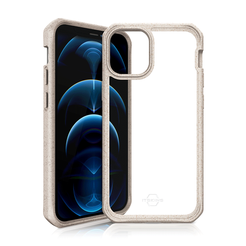 Itskins Biodegradable Case For iPhone 12 Pro Max - Natural And Transparent