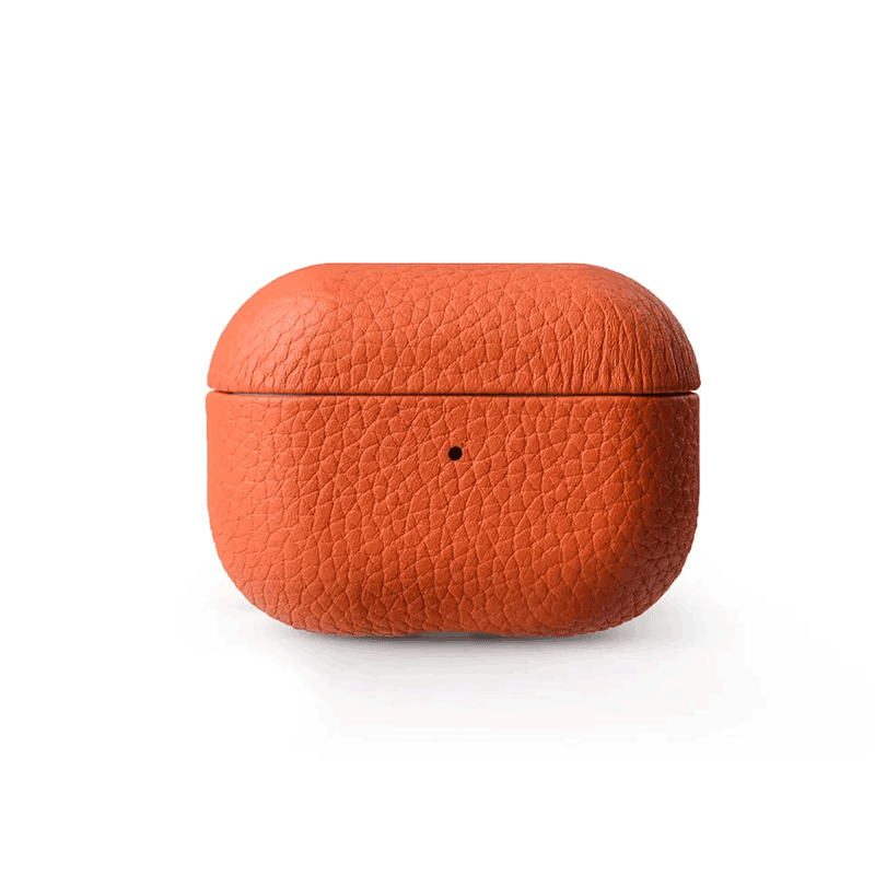 Melkco Premium Leather Case - Apple Airpods Pro / Orange