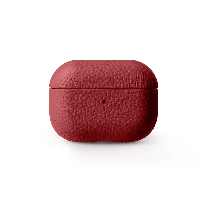 Melkco Premium Leather Case - Apple Airpods Pro / Red