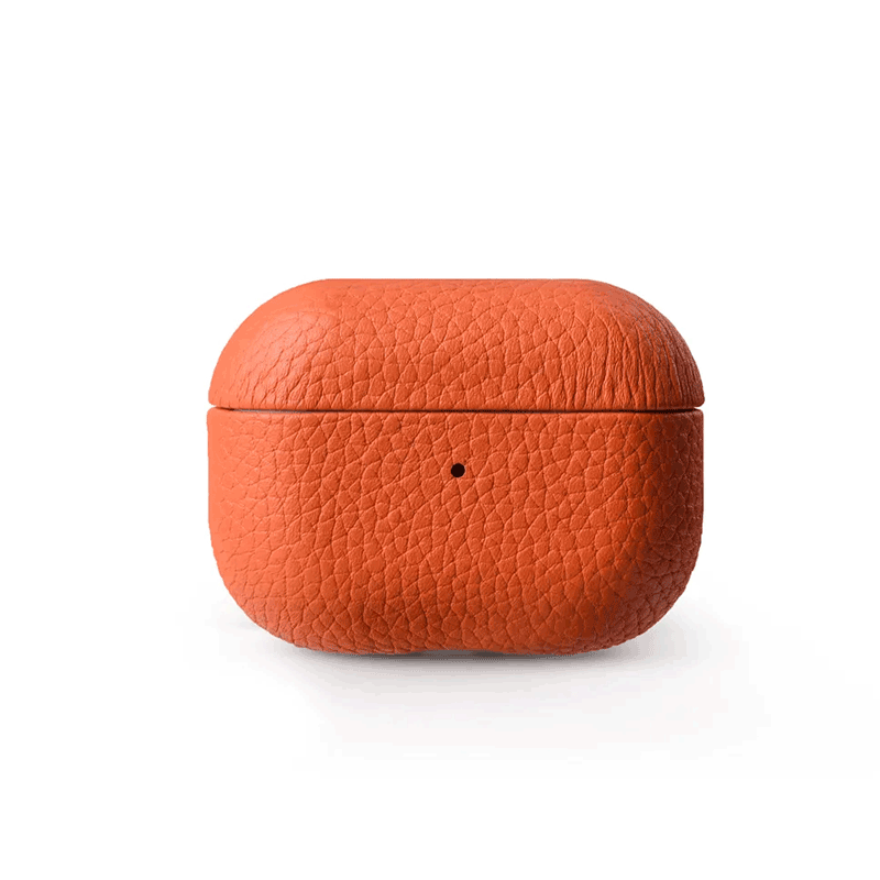 Melkco Premium Leather Case For Airpod Pro 2 - Orange