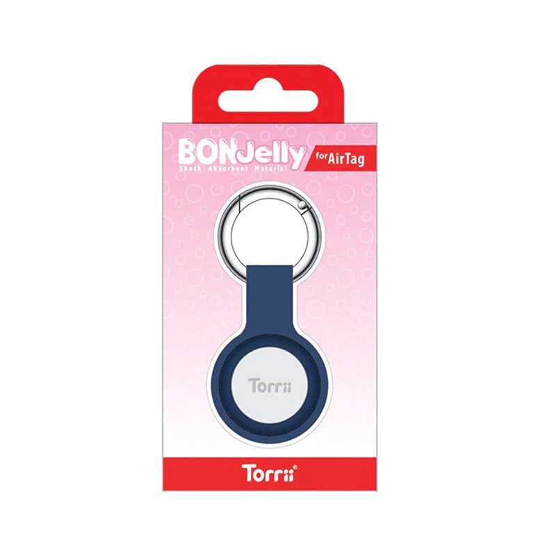 Torrii Bonjelly Silicone Key Ring For Apple Airtag -  Blue