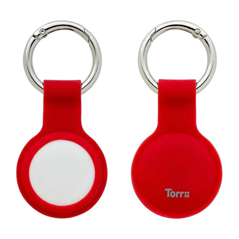 Torrii Bonjelly Silicone Key Ring For Apple Airtag -  Red