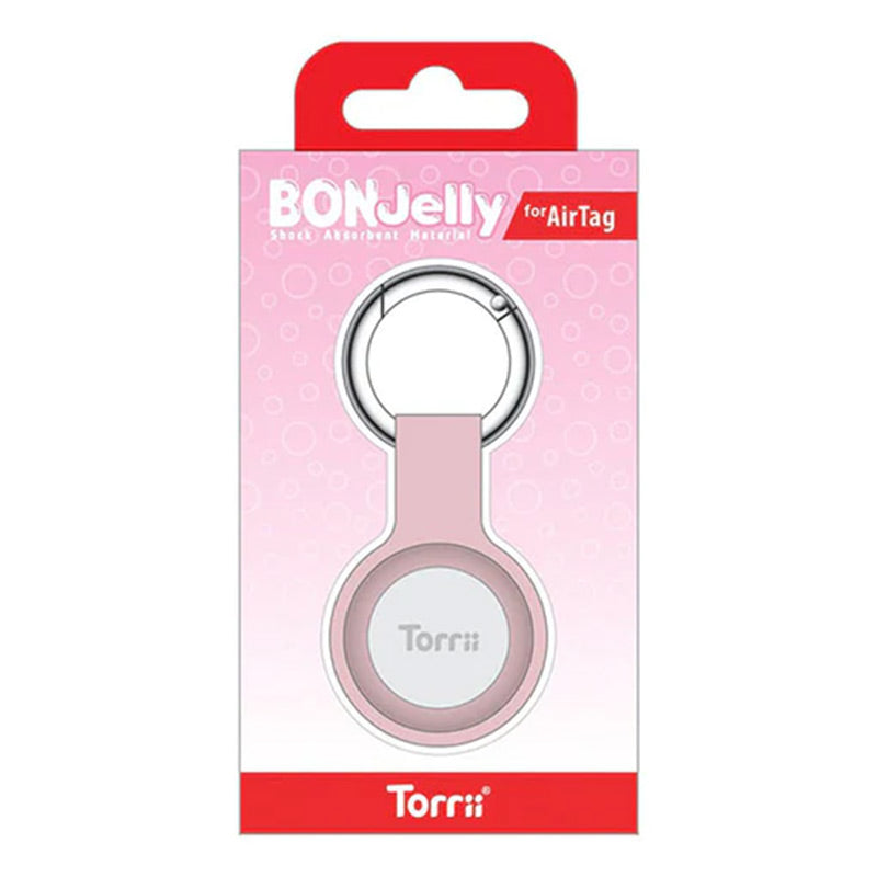 Torrii Bonjelly Silicone Key Ring For Apple Airtag -  Pink