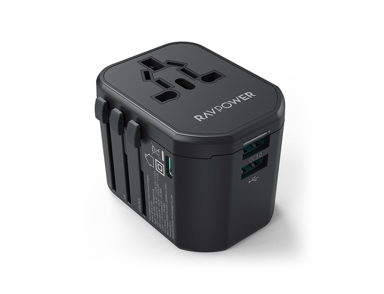 Ravpower RP-PC1033 Pd Pioneer 20 Watts 3-Port Travel Charger