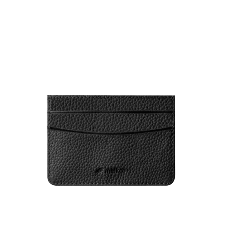 Melkco Premium Leather Card Holder - Black