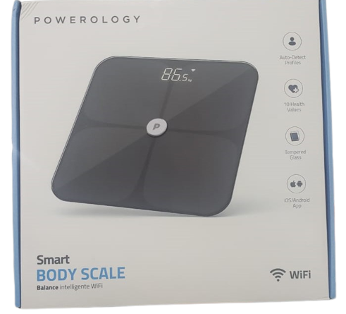 Powerology Smart Body Scale Balance Intelligente WiFi - White