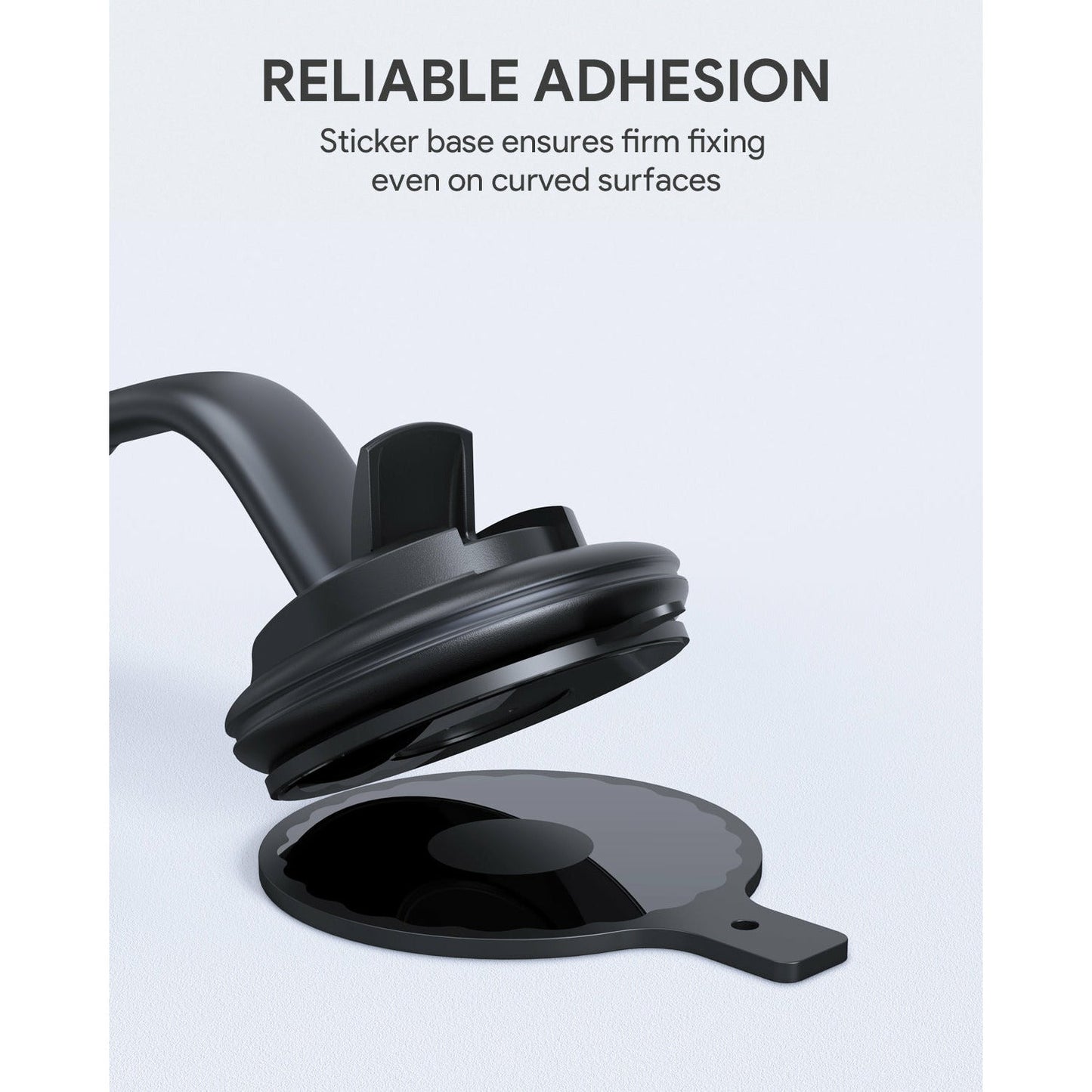 Aukey Dashboard Magnetic Phone Mount - Black