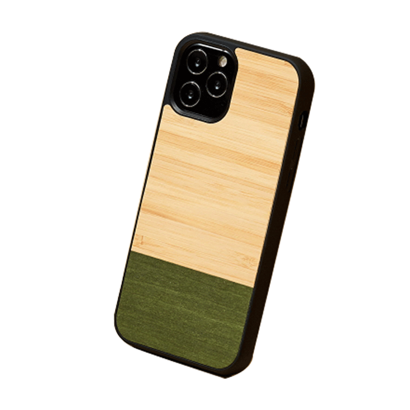 Wooden Case For iPhone 12 & 12 Pro - Bamboo Forest