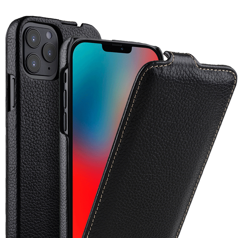 Melkco Jacka Leather Case - Apple iPhone 12 Pro Max / Black