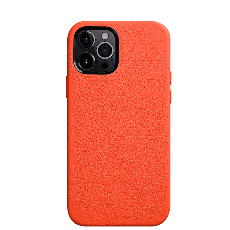 Melkco Paris Premium Leather Case - Apple iPhone 12 Pro Max / Orange