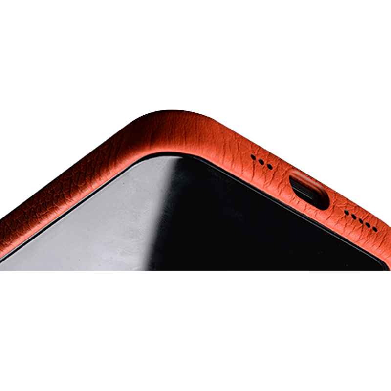 Melkco Paris Premium Leather Case - Apple iPhone 12 Pro Max / Orange