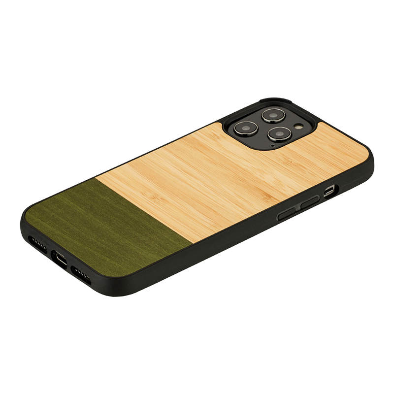 Wooden Case For iPhone 12 Pro Max - Bamboo Forest