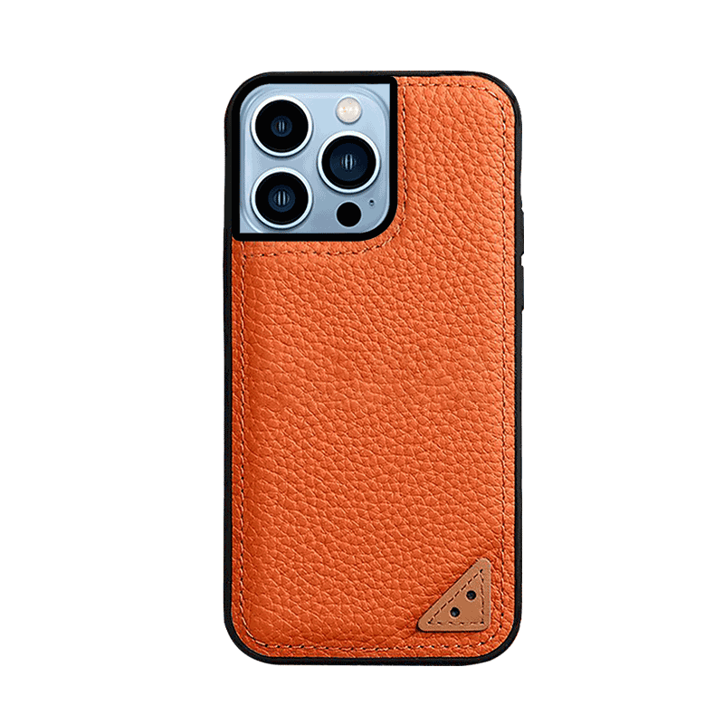 Melkco Leather Snap Case - Apple iPhone 13 Pro / Orange