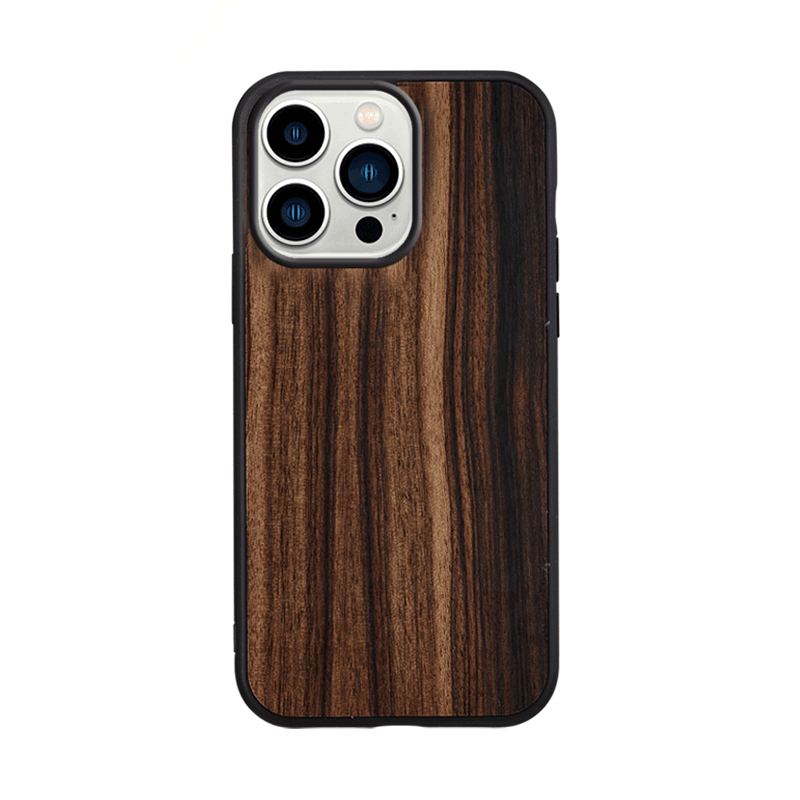 Wooden Case For iPhone13 Pro-Ebony