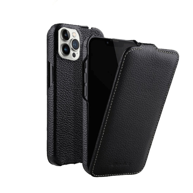 Melkco Jacka Leather Case - Apple iPhone 13 Pro Max / Black