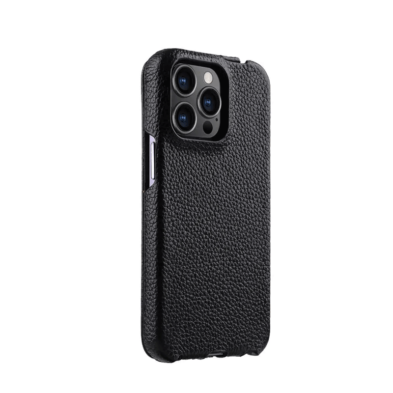 Melkco Jacka Series Premium Leather Case - Apple iPhone 14 Pro Max / Black