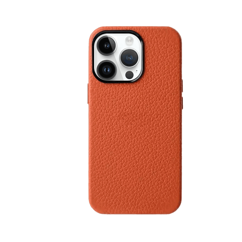 Melkco Origin Paris Magsafe Leather Case - Apple iPhone 14 Pro / Orange