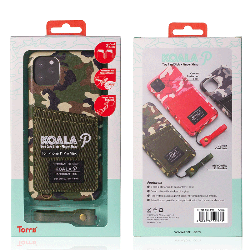 Torrii Koala Printed Case - iPhone 11 Pro Max / Green