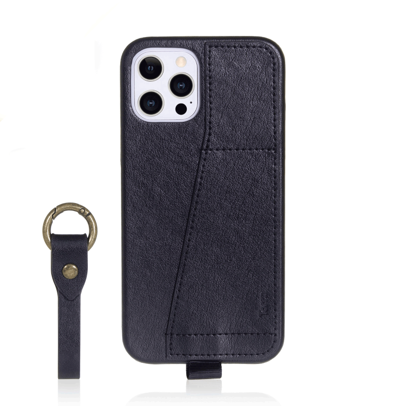 Torrii Koala Leather Case - iPhone 12 & 12  Pro / Black