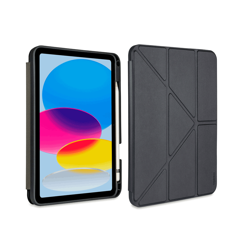 Torrii TORRIO Plus Wallet case for iPad 10.9" (10th Gen. Year 2022) – Black