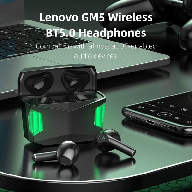 Lenovo Thinkplus Live Pods GM5 - Bluetooth 5.0 / Black