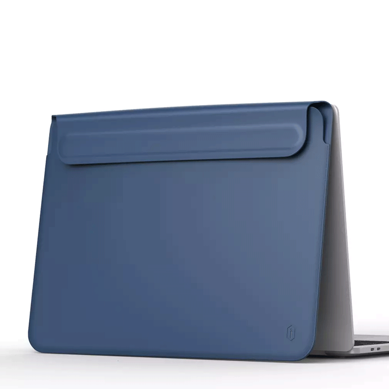 Stand Sleeve For MacBook Air & Pro 13 - Blue