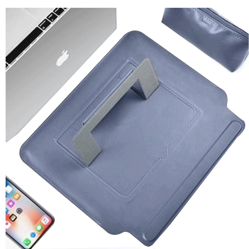 Stand Sleeve For MacBook Pro 16 - Blue