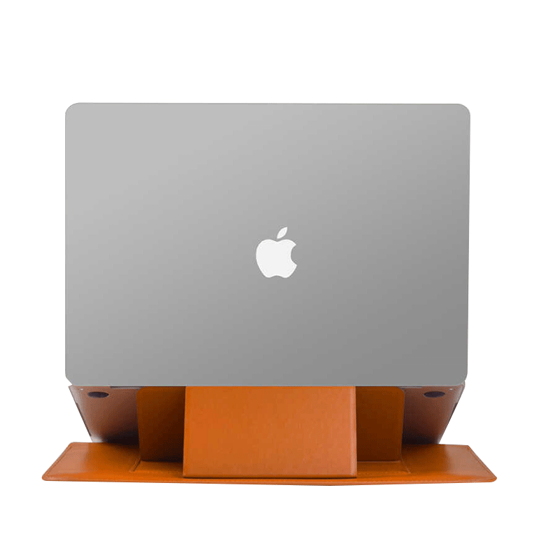 Stand Sleeve For MacBook Pro 16 - Brown