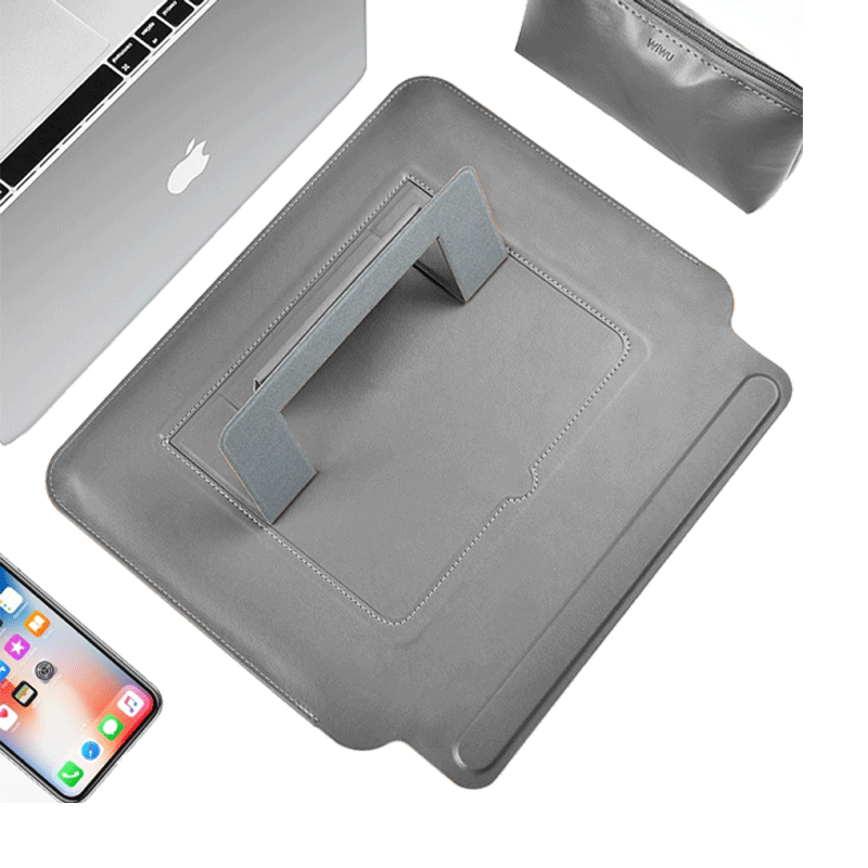 Stand Sleeve For MacBook Pro 16 - Gray