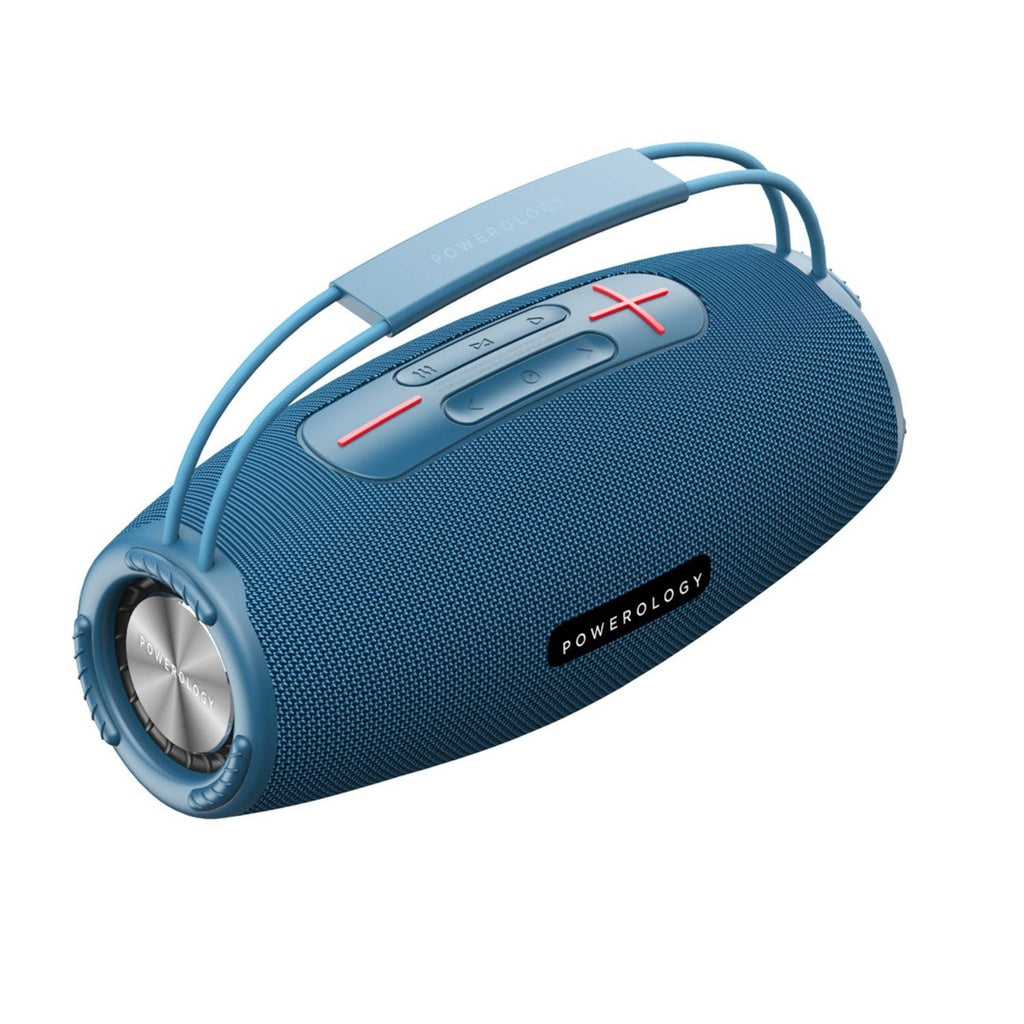 Powerology Phantom Portable Bluetooth Speaker - Bluetooth / Navy Blue