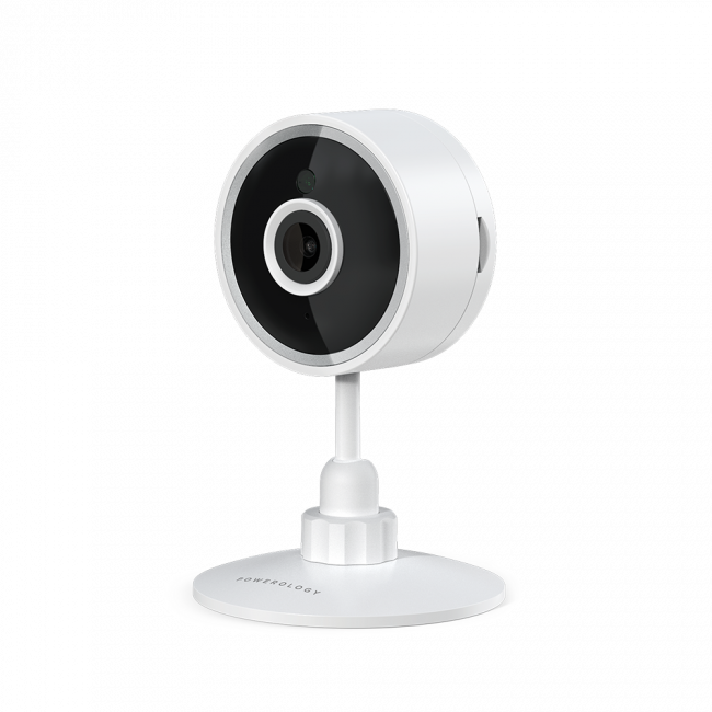 Powerology WiFi Smart Home Camera 105 Wired Angle Lens - White