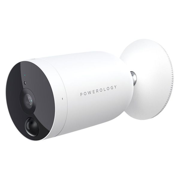 Powerology WiFi Smart Outdoor Wireless Camera - White