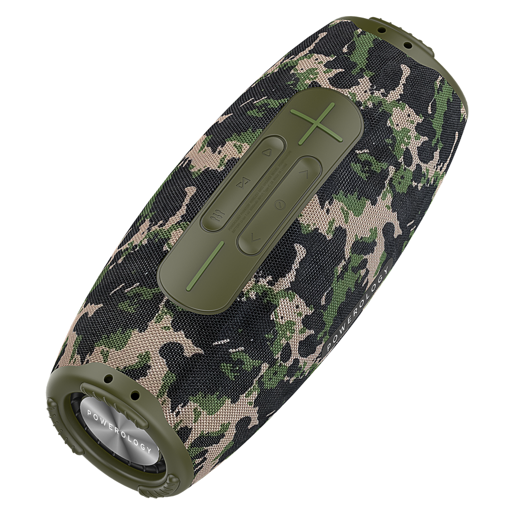 Powerology Phantom Portable Bluetooth Speaker - Bluetooth / Camo