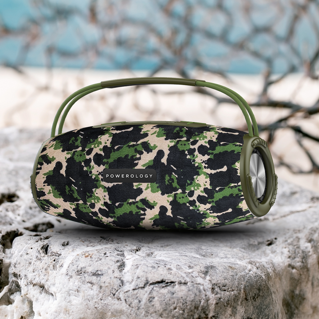 Powerology Phantom Portable Bluetooth Speaker - Bluetooth / Camo