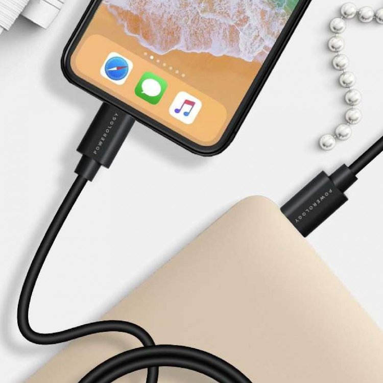 Powerology TPE Data & Fast Charge USB-C to Lightning PD Cable (3m/9.8ft)