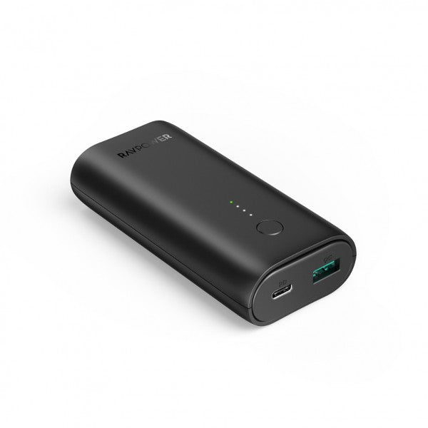 RAVPOWER RP-PB205DGR 10000mAh PD+QC 20W Power Bank - Black