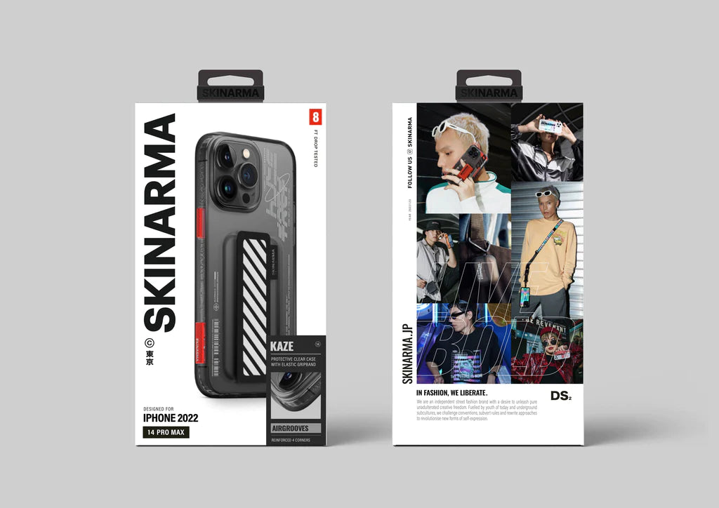 SKINARMA IPHONE 14 PRO MAX (6.7) KAZE CASE – SMOKE