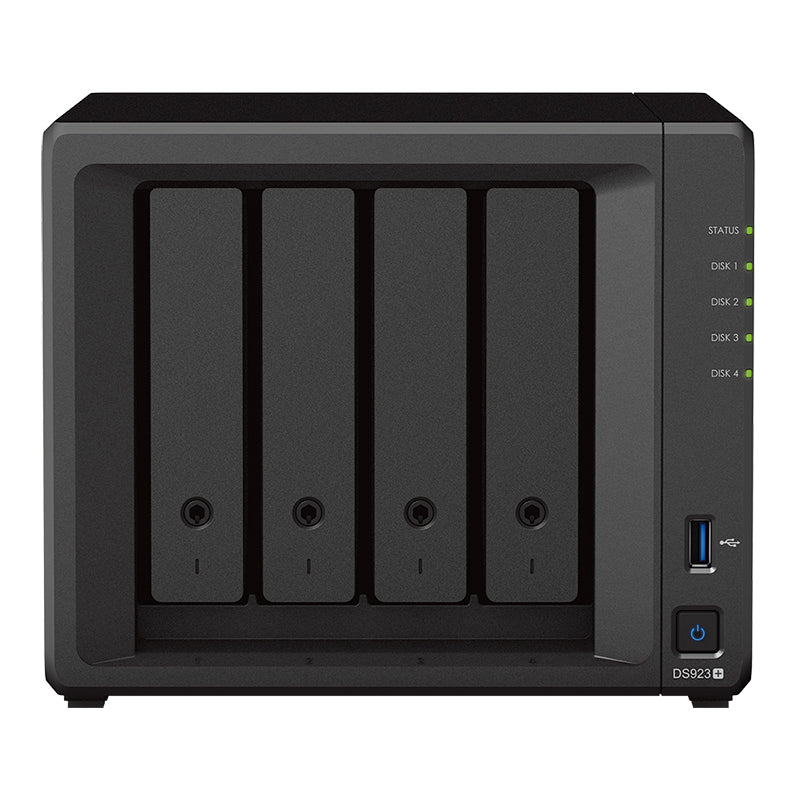 Synology DiskStation DS923+ - 24TB / 4x 6TB / SATA / 4-Bays / USB / LAN / eSATA / Desktop