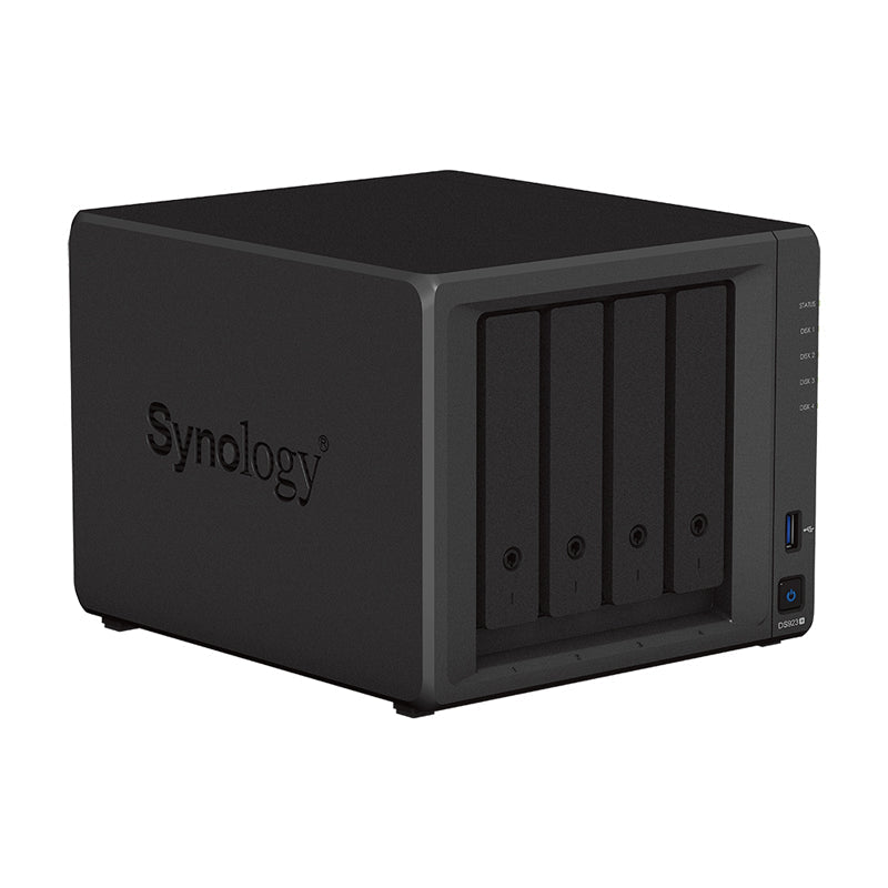 Synology DiskStation DS923+ - 54TB / 3x 18TB / SATA / 4-Bays / USB / LAN / eSATA / Desktop