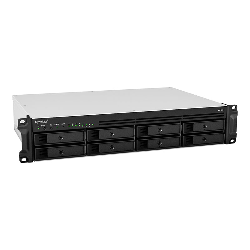 Synology RackStation RS1221+ - 128TB / 8x 16TB / SATA / 8-Bays / USB / LAN / eSATA / Rack (2U)