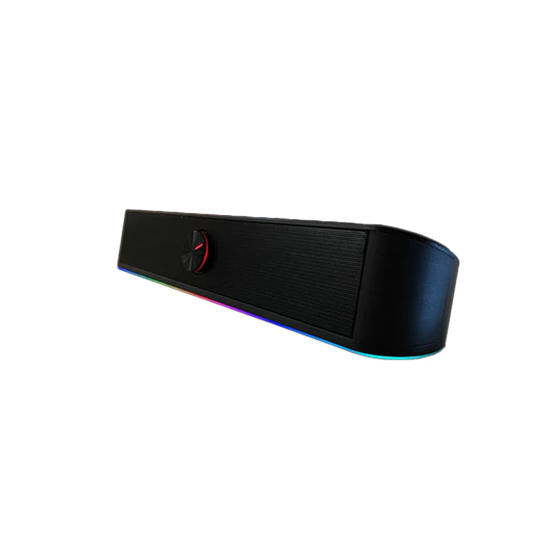 Twisted Minds RGB 2.0 Wired Gaming Sound bar - 3.5mm Jack / USB / 65dB / Black