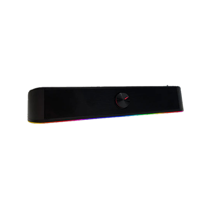 Twisted Minds RGB 2.0 Wired Gaming Sound bar - 3.5mm Jack / USB / 65dB / Black